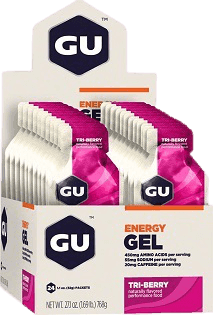גל אנרגיה | ENERGY GEL GU | בטעם פירות יער | מכיל 24 יח | גי יו אנרגי | GU Energy