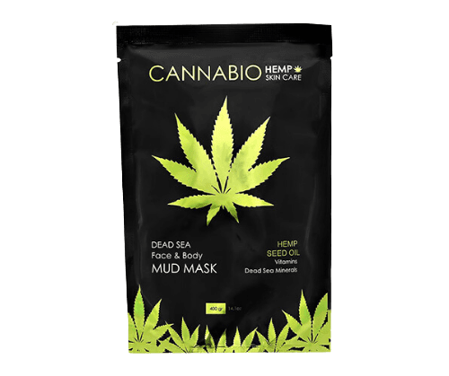 Cannabio | מסכת בוץ לפנים ולגוף | משמן קנבוס | לכל סוגי העור | סי אוף ספא | Sea Of Spa