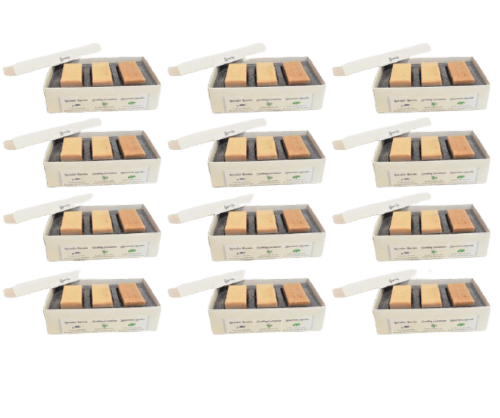 שלישיית מיני סבון טבעיים | מבית גמילה | 12 יחידות סבתא גמילה | Grandma Jamila