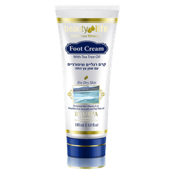 ארומה | קרם רגליים וציפרניים | עם שמן עץ התה | 180מל ארומה דד סי | Aroma Dead Sea