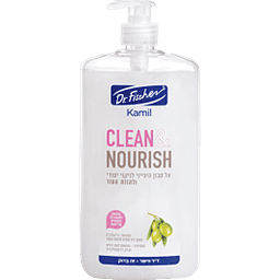 דוקטור פישר | אל סבון | 1ליטר | מועשר בויטמין E | ושמן זית | Clean and Nourish דר פישר | Dr Fischer
