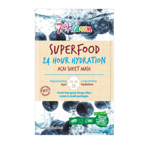 מסכת פנים | הבן7 | אוכמניות | עם במבוק ידידותי לסביבה | 7th heaven