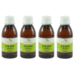 מארז רביעייה | שמן קיק | מכיל 125 מל | איכות מעולה | לשימוש חיצוני בלבד | Body Soul