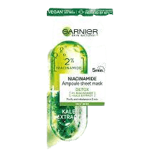 מסכת פנים לנשים ANO | אמפולת ניאצינמיד| כתמי פיגמנט | לכל הגילאים | שמנוני | Garnier Skin Naturals