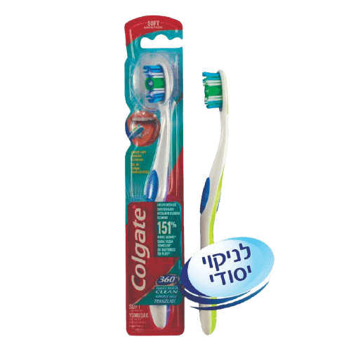 מברשת שיניים | קולגייט | 360 מדיום | Colgate