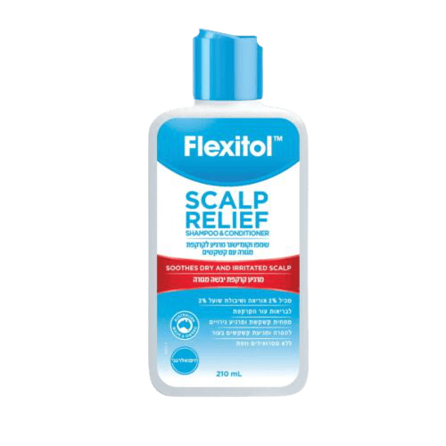 פלקסיטול | שמפו וקונדישנר מרגיע | לקרקפת מגורה עם קשקשים | ללא סטרואידים וזפת | לבריאות עור הקרקפת | מכיל 210 מל | אלטמן | ALTMAN