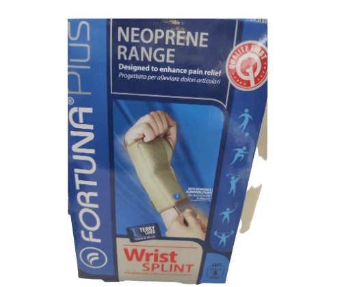 מגן שורש כף היד | עם סד | ללא אגודל נאופרן | מידה S | פורטונה פלוס פורטונה פלוס | Fortuna Plus