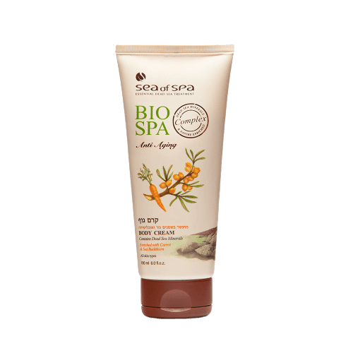 קרם גוף | מועשר בגזר והיפופיאה | מכיל 180 מל | סי אוף ספא | Sea Of Spa