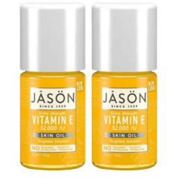 מבצע זוגי | גייסון | שמן ויטמין E 32000 יחבל | למיצוק מוגבר | טשטוש קמטים והלחקת העור | נוגדי החמצון מסייעים למזער מראה צלקות וסימני מתיחה | JASON גייסון | JASON