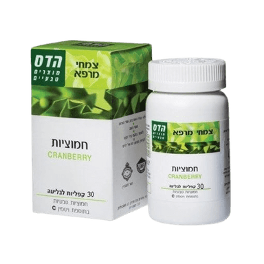 חמוציות | תמצית חמוציות מרוכזת | בתוספת ויטמין C | מכיל 30 טבליות לבליעה | כשר |