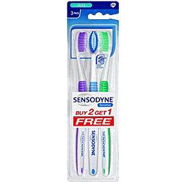 שלישיית מברשות שיניים | Sensodyne Sensitive