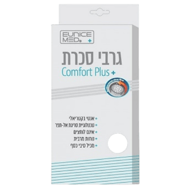גרבי סכרת קומפורט פלוס | מידה M צבע שחור | COMFORT PLUS