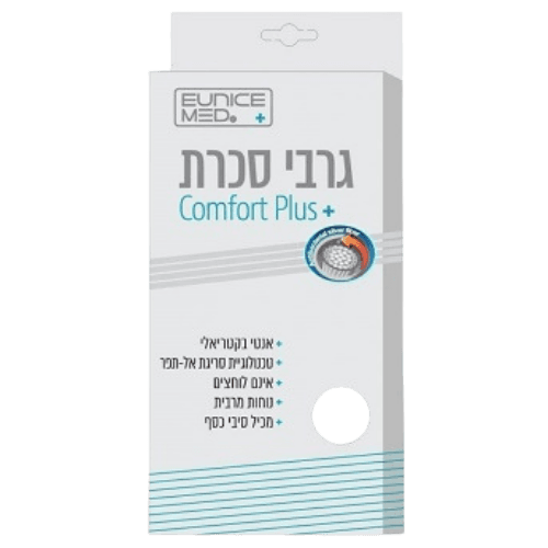 גרבי סכרת קומפורט פלוס | מידה M צבע שחור | COMFORT PLUS