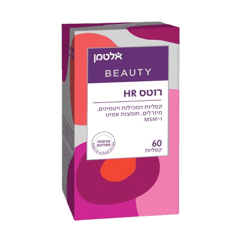 רוטס HR לאישה | ויטמינים מינרלים חומצות אמינו ו-MSM | מכיל 60 קפליות | אלטמן | ALTMAN