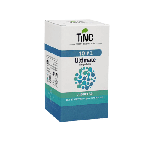 פרוביוטיקה ביו 10 אולטימט | מכיל 60 כמוסות | BIO 10 Ultimate | כשר פרווה | טינקטורה טק | Tinctura Tech