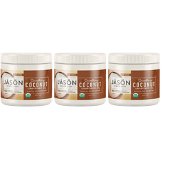 מבצע שלישיה | גייסון | שמן קוקוס אורגני איכותי | מעניק חווית שימוש מענגת חושים לשיער ולעור | JASON גייסון | JASON
