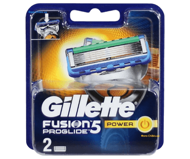 2 ראשים לסכיני גילוח Gillette FUSION 5 PROGLIDE POWER | גילט | Gillette