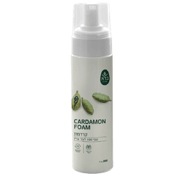 קרדמון | קצף סבון | לעור עדין | מכיל 200 מל | לכל סוגי העור | לשימוש יומיומי | ברא צמחים | BARA