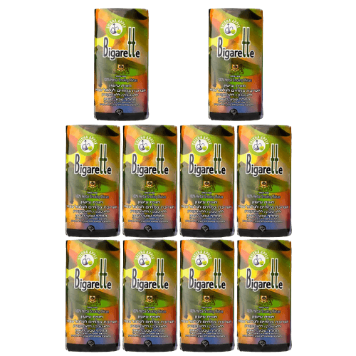 מבצע עשיריה | טבק ללא ניקוטין בטעם תפוח ביגארט | מכיל 40 גרם ביגארט | Bigarette