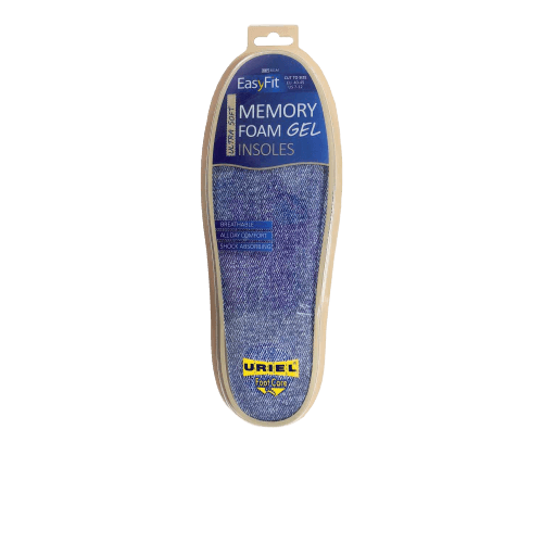 רפידות ספוג זיכרון בצבע גינס לאישה | ITEM 301B אוריאל | מידה 36-40 | אוריאל | URIEL