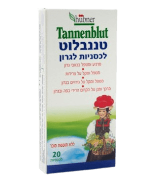 טננבלוט | היער השחור | אזוב איסלנדי ומלח ים | 20 לכסניות | הובנר טננבלוט | Hubner Tannenblut