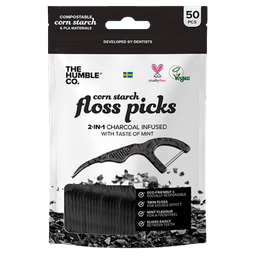 פחם שיניים | ידית אחיזה | ספוג בפחם פעיל | מכיל 50 יחידות