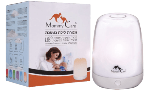 מנורת הנקה מנורת לילה נטענת | צבעונית LED | מאמי קר | Mommy Care