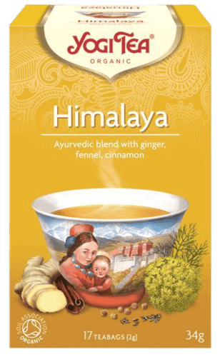 חליטת תה צמחים אורגנית הימלאיה צאי | מכיל 17 שקיקים | YOGI TEA