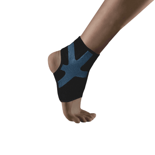 שרוול לחץ רצועת לחץ להפחתת כאבי מאמץ בקרסול הורדת נפיחות וסיוע במקרי נקע | קרסול שמאל | מידה S אוריאל | URIEL