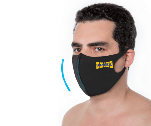 מסכת נשימה בד לייקרה לפנים רב שימושית סופי לבני נוער | ניתן לכבס | אוריאל אוריאל | URIEL