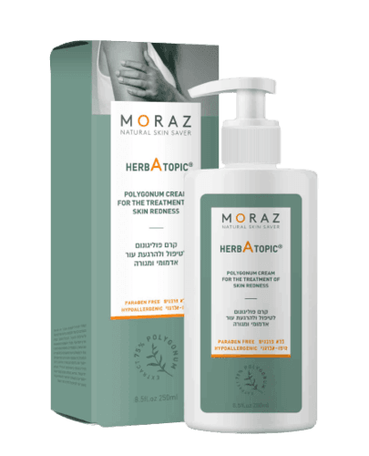 הרבאטופיק קרם | לטיפול ולהרגעת עור אדמומי ומגורה | מכיל 250 מל | מורז | Moraz