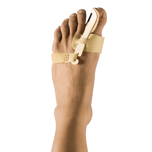 מיישר בוהן קלובה רגל שמאל | מסייע לעכב את הצורך בניתוח באמצעות קיבוע האצבעות | מידה אוניברסלית ONE SIZE | אוריאל | URIEL