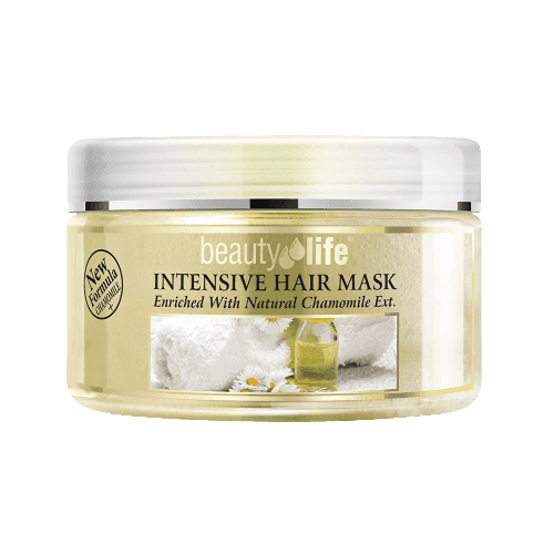 אינטנסיב | מסיכה לשיער בתוספת תמציות קמומיל | לכל סוגי השיער | מכיל 250 מל | ארומה דד סי | Aroma Dead Sea