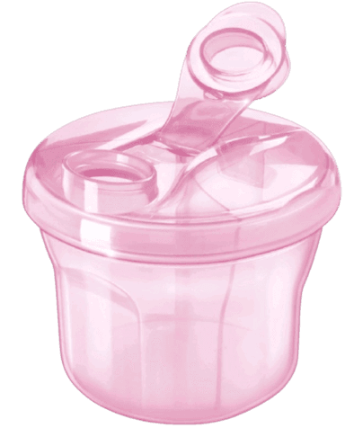 אוונט | מחלק מנות | ורוד | Milk Powder Dispenser | שלושה תאים פיליפס | PHILIPS