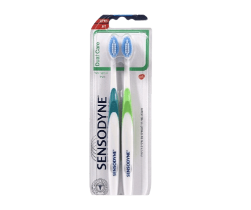 מברשת שיניים | זוג במבצע | סנסודיין | מברשות שיניים סופט להגנה כפולה