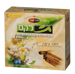 תי לקס | חליטת צמחים ופירות ליציאה קלה | בטעם קינמון | ללא קפאין | 40 שקיקים | סודות המזרח | Secrets of the East