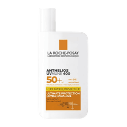 אנתליוס פלואיד UVMUNE400 | תחליב פנים SPF50 ללא גוון | 50 מל | ANTHELIOS UVMUNE 400 לה רוש פוזה | LA ROCHE POSAY