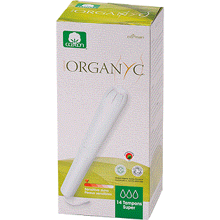 טמפון עם מוליך - סופר - 14 יח Organyc