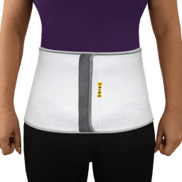 חגורת בטן וחזה אפורה תומכת שרירי בטן חלשים | מידה XS | אוריאל | URIEL