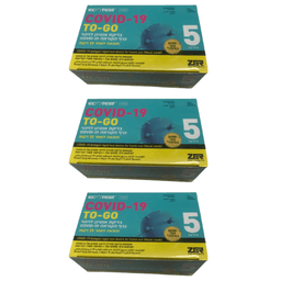 בדיקת אנטיגן מארז שלישיה | בדיקה ביתית מהירה | לזיהוי נגיף הקורונה - COVID-19 | מבית ECOTEST | מכיל 5 בדיקות |