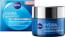 קרם לחות במרקם גל ליום HYDRA SKIN EFFECT | מכיל 50 מל | Pure Hyaluron | ניוואה | NIVEA