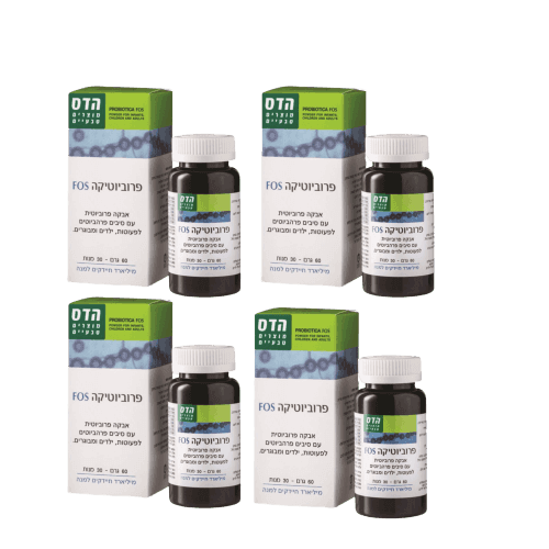 פלוריש הדס | פרוביוטיקה FOS | אבקה פרוביוטית | סיבים פרהביוטים לפעוטות | ילדים ומבוגרים | 60 גר | 30 מנות | מבצע רביעיה | פלוריש הדס | Floris Hadas