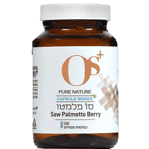 סו פלמטו | פלוס דקל ננסי | תוסף תזונה | מכיל 100 כמוסות צמחיות | מכיל רכיבים טבעיים | כשר פרווה OS PURE NATURE | אוס טבע טהור