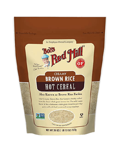 דייסת אורז חום מוקרם CREAMY BROWN RICE HOT CEREAL | מכיל 737 גרם | BOBS RED