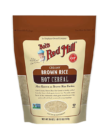 דייסת אורז חום מוקרם CREAMY BROWN RICE HOT CEREAL | מכיל 737 גרם | BOBS RED