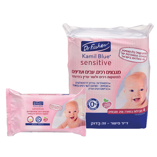 קמיל בלו מגבונים רכים עבים ועדינים | דר פישר | מארז רביעיה דר פישר | Dr Fischer