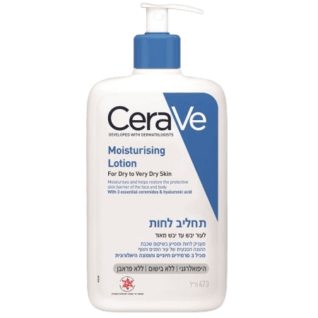 תחליב לחות | לעור יבש עד יבש מאוד | 473 מל | מתאים למבוגרים וילדים | סרווה | CeraVe
