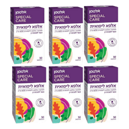 מבצע שישיה | אלפא ליפואית | מכיל 600 מג | 30 כמוסות | אלטמן | ALTMAN