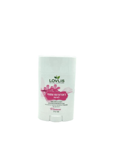 דאודורנט צמחי לאישה | רכיבים אורגניים | 100 מל | לאבליס | LOVLIS