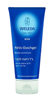 גל רחצה לגבר | לניקוי ורחצה עדינה של השיער ועור הגוף | מכיל 200 מל | וולדה | Weleda